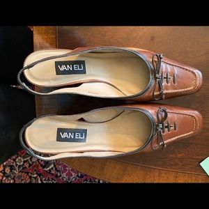 Van Eli leather pumps